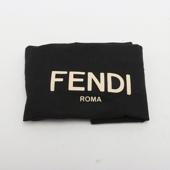 Fendi 8C0654 Leather Waist Bag Pouch Body Black Men's Women's - Picture 10 of 10